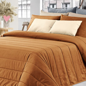 Colcha acolchoada veludo tango