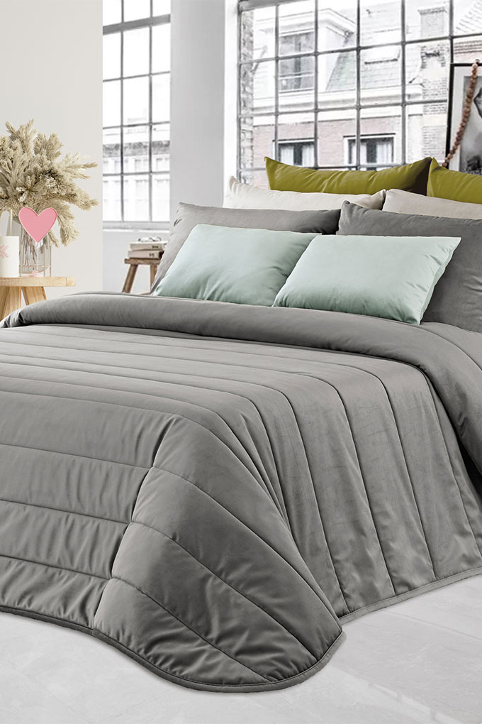 022112_4 Colcha acolchoada veludo tango - Imagem 4