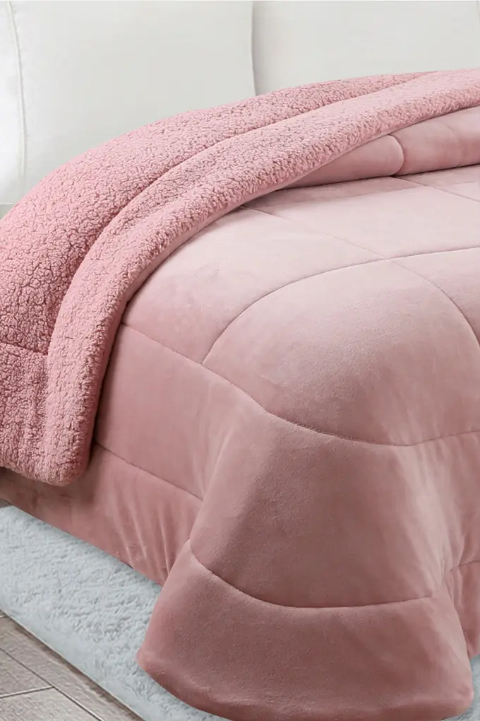 034293_1 Edredão veludo com sherpa tamanho casal 2485 - Imagem 2