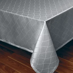 Toalha mesa anti-nódoa jacquard vogue