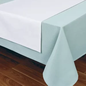 Toalha mesa anti-nódoa jacquard panamá